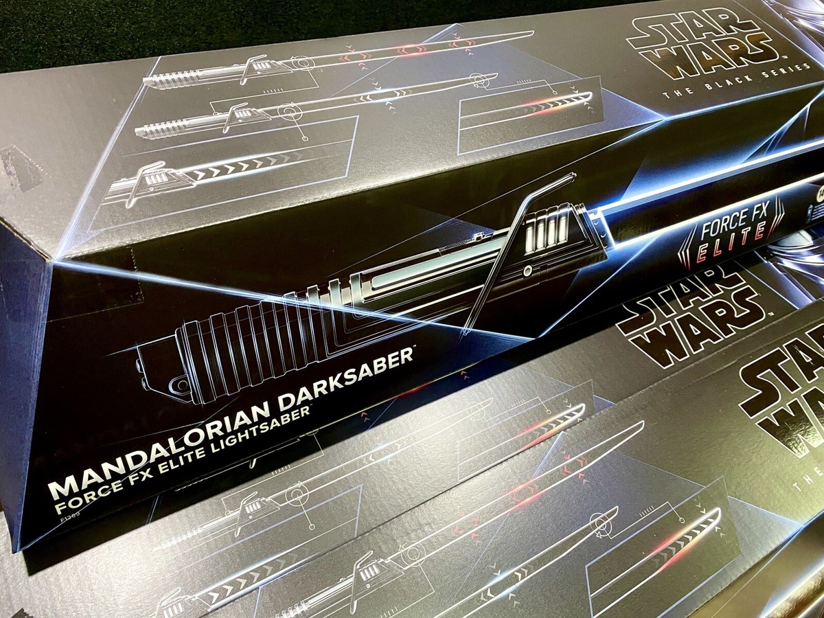 STAR WARS Mandalorian Darksaber The Black Series Force FX STAR WARS Mandalorian Darksaber The Black Series Force FX