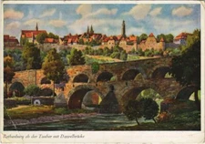 CPA AK Rothenburg Dopplerbrucke GERMANY (1077288)
