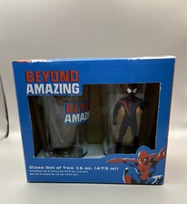 Spiderman  - Beyond Amazing Pint Glasses By Marvel Universe - Free Shipping