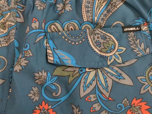 BNWT New Men's O'NEILL AUSTRALIA 'Hermosa' Blue Beach Board Shorts Small S 30" - Picture 3 of 6