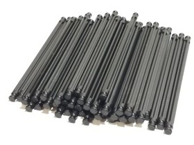 50 K'NEX Black Rods 5-1/8" (Red Size) Rare Replacement Parts Pieces KNEX