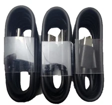 Paquete de 3 cables de carga rápida USB tipo C para Samsung Galaxy S8 S9 S10 S20