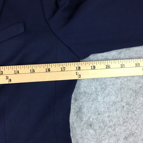 Anne Klein Blazer singolo bottone con spalline, donna 4 (Navy con argento) - Foto 7 di 9