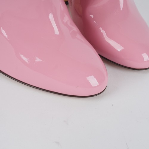 Botines de charol DOLCE & GABBANA Stivaletto Vernice rosa y dorado OP: 1200 € - Imagen 7 de 12
