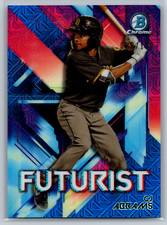CJ Abrams 2021 Bowman Chrome Futurist Blue Mega Box Mojo Refractor /150 FUT-CA