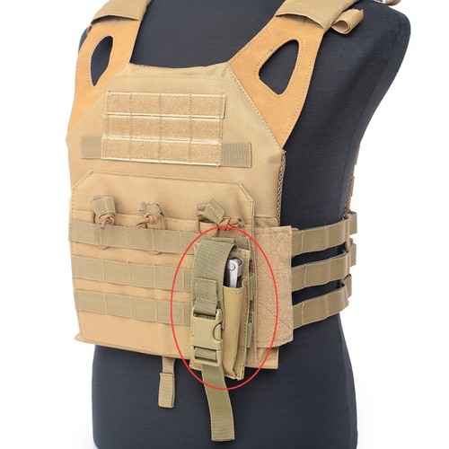 Tactical MOLLE Pouch Outdoor Knife Holder Flashlight Bag Lighter Holder Case Bag - Picture 2 of 15