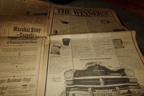 Vintage Fort Worth Star Telegram City History Bonnie & Clyde Kennedy's Visit 82 - Picture 7 of 12