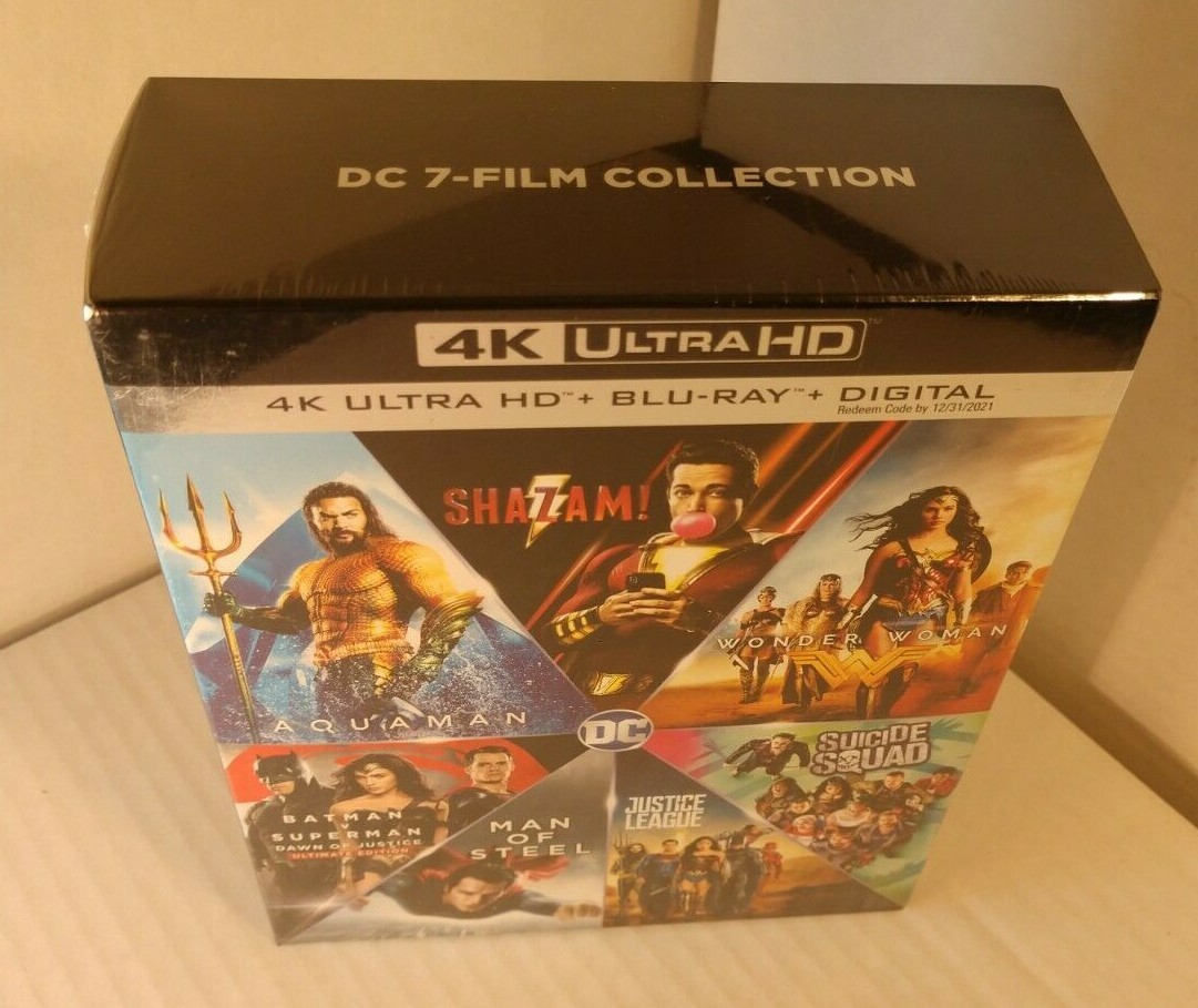 DC Universe 7-Film Collection (4K UHD +Blu-ray-No Digital) -Box