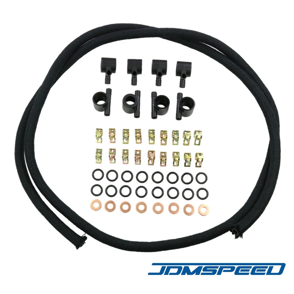 Nuevo kit de línea de retorno de inyector de combustible para camionetas diésel Ford 7,3 7,3 L 1988-1994 Foto 3 de 4