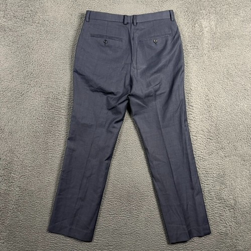 J Crew Herrenhose 32 x 30 blau Ludlow klassische Passform Anzughose Tollegno 1900 Wolle - Bild 6 von 13