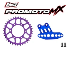 ALU COMBO 7075 CHAIN GUARD PROTECTOR HUB SPROCKET 1/4 RC LOSI PROMOTO-MX BIKE