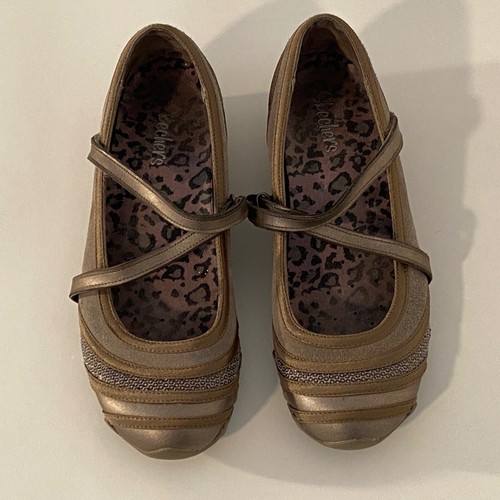 Skechers Mary Jane Shoes Womens Size 8.5 Riboneer Leather Uppers Comfort Casual - Picture 2 of 12