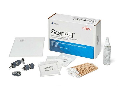 Fujitsu ScanAid Cleaning Supplies And Consumables Kit FI-7800 FI-7900 - Afbeelding 5 van 5