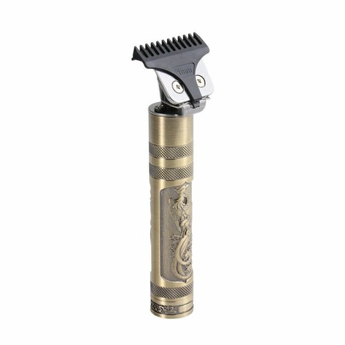 TAGLIA CAPELLI PROFESSIONALE REGOLA BARBA RASOIO ORO ELETTRICO RETRO T9 - Foto 7 di 17