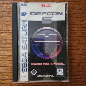 Defcon 5 Sega Saturn CIB good condition (tested working)