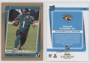 2021 Panini Donruss Rated Press Proof Bronze Travis Etienne Jr #258 Rookie RC