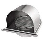  An der Wand montierte Außen-Abluftöffnungskappe aus Edelstahl, U-förmige
