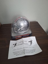 Will Smith, Robert Reynolds & Tim Anderson Signed Ohio State Mini Helmet With CO