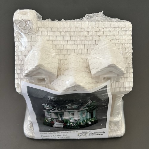 California Creations RARE “Wheaton House” 10317 Ready To Paint Village SEALED - Picture 6 of 6