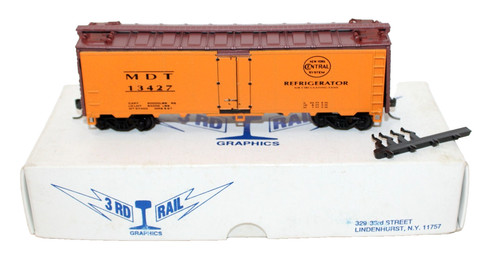 3rd Rail Graphics 168 Athearn HO 40' Steel Reefer NYC MDT 13427 Construido KDs MW | Condition: Used