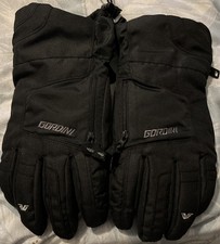 Gordini Men's XL Black Ultra Dri-Max Waterproof Gauntlet IV Ski Winter Gloves