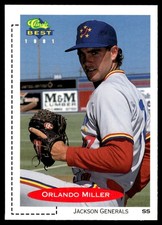 1991 Classic Best Orlando Miller Jackson Generals #377