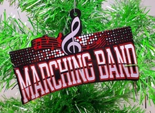 MARCHING BAND ORNAMENT - Marching Band Themed Christmas Ornament