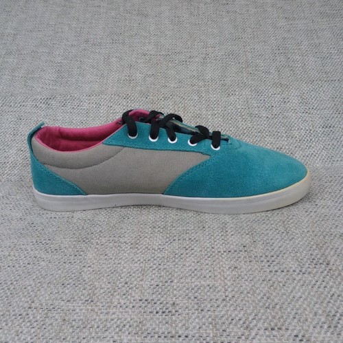 Etnies Women's Parker W's Suede/Textile Trainers Turquoise/Grey Size UK 6 - Picture 8 of 12