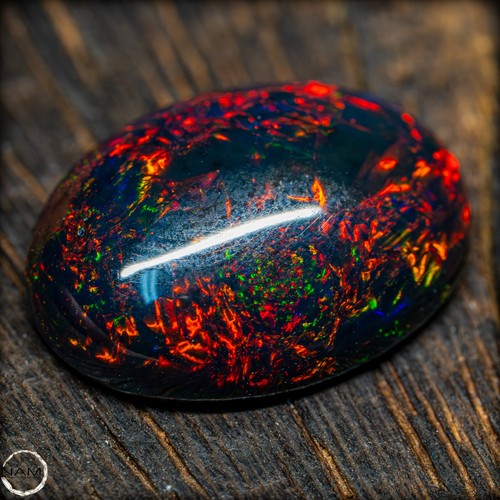Großer AAA+ Schwarzer Opal Cabochon - 8.7 ct - 1,74g - Bild 13 von 19