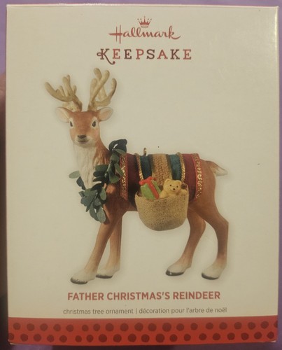 Hallmark Christmas Ornament Father Christmas's Reindeer Limited Edition 2013 - Picture 1 of 11