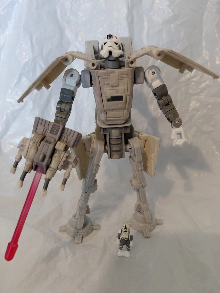 Used 2007 Hasbro Star Wars Transformers Crossovers AT-AT Driver Complete - Image 4 of 4