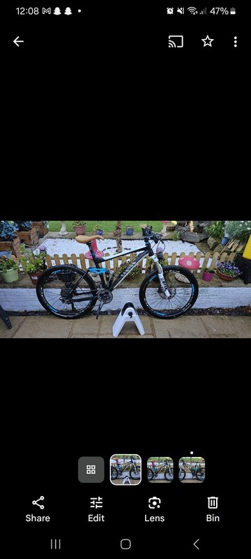 Canyon Nerve Al F8 Full Suss Suspension Frame with Fox Shock XC 18" Frame.