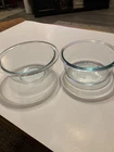 2 Pyrex Mixing Bowls #322 1 Liter