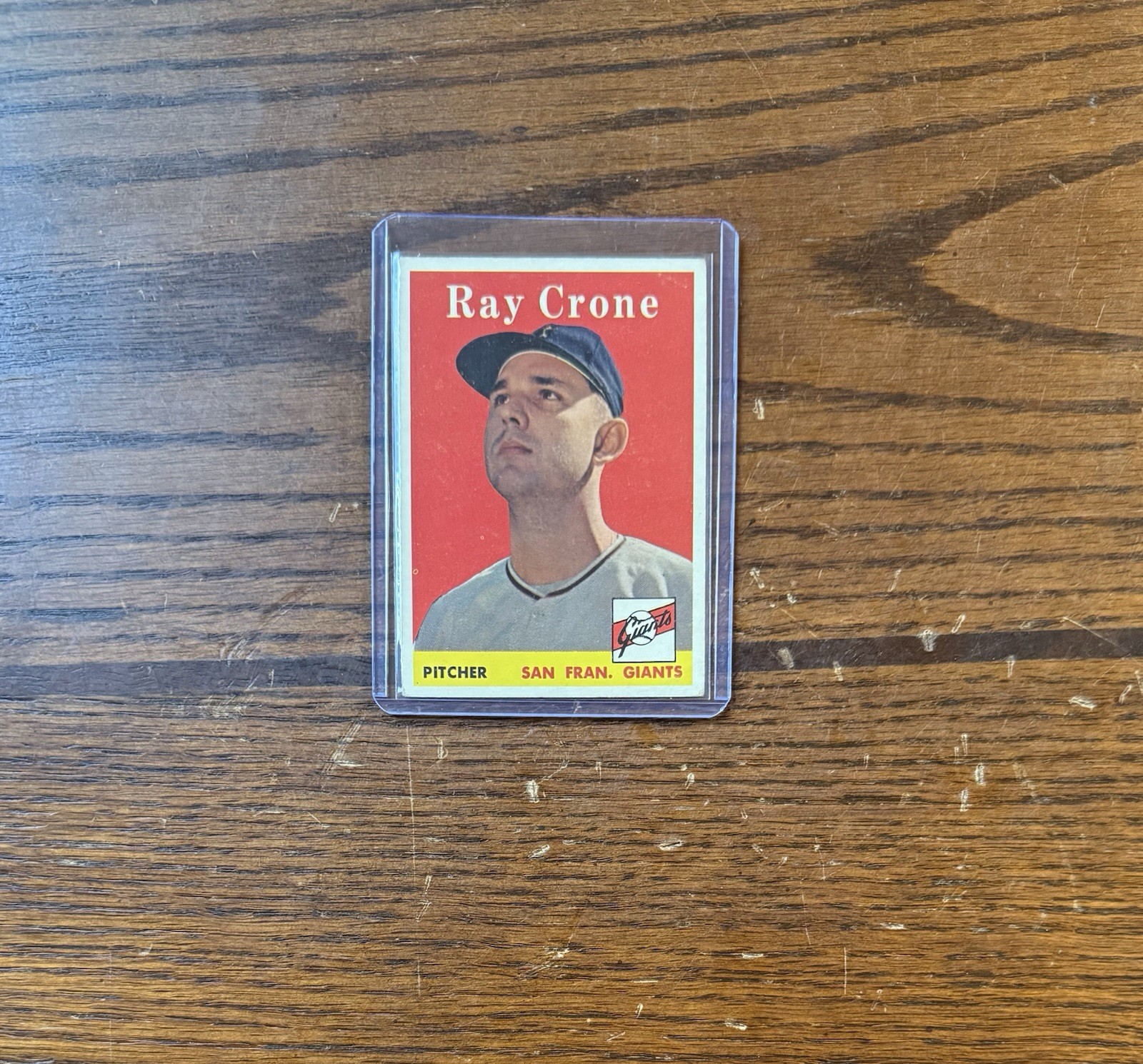 1958 Topps - Ray Crone #272 EX-MT, NO CREASES, CENTER, SF GIANTS, COMBINE SHIP