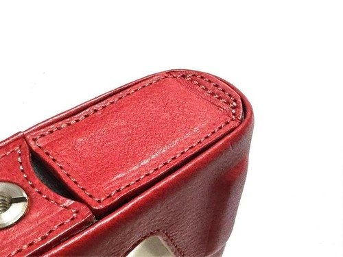 Genuine Artisan & Artist LMB-CL Red Leather Case for Leica CL - New, Case Only - Picture 9 of 10