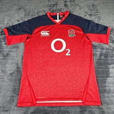 England Canterbury Rugby Shirt Adult Large Red Away 2019 2020 Vapodri Jersey