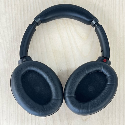 Sony WH-1000X M3 Wireless Noise Cancelling Headphones Black w/Case Tested - Picture 16 of 19