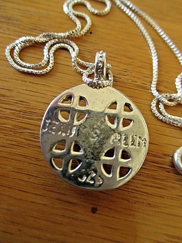 Silver Jerusalem Crusaders Cross Pendant From Jerusalem Plus Silver Chain 24'' - Picture 5 of 8