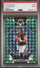 2023 PANINI MOSAIC | GREEN CJ STROUD PSA 9