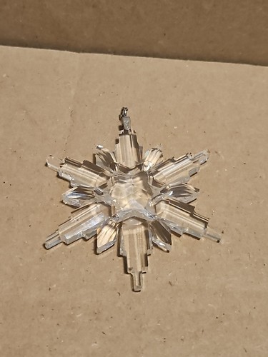 2006 Swarovski Crystal 3" Annual Christmas Holiday Snowflake Ornament - NO BOX - Picture 4 of 5