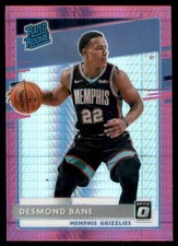 2020-21 Donruss Optic Hyper Pink #180 Desmond Bane RR