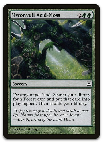Mwonvuli Acid-Moss #207 (LP) Time Spiral TSP Magic MTG - Picture 1 of 2
