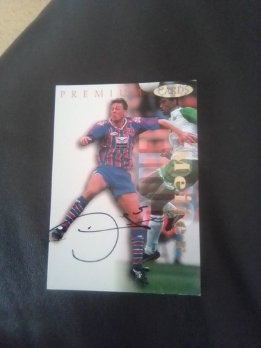 Bayer Uerdingen Erik Meijer -Originalautogramm- Panini Premium Card