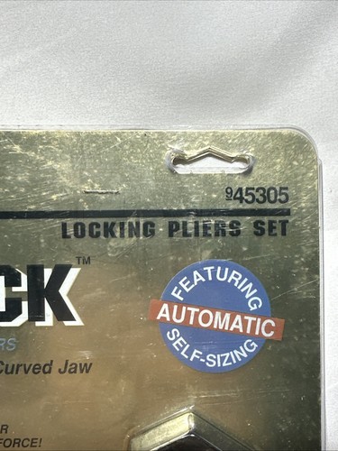 (NEW) Craftsman Professional Auto Lock Locking Pliers, 3 Pair Set, 45305 USA - Picture 4 of 10