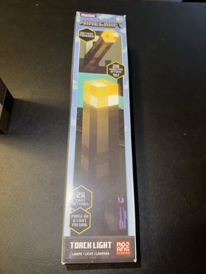 (x2) Minecraft Wall Torch Light-Up Lights- Perfect For Gaming Set Up!