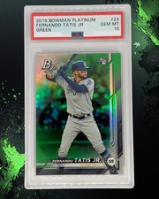 Fernando Tatis Jr. PSA 10(RC) Rookie /99 True Green 2019 Bowman Platinum