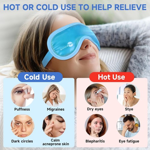 Cold Eye Mask Cooling for Dry Eyes, Gel Ice 1pack - Picture 3 of 7