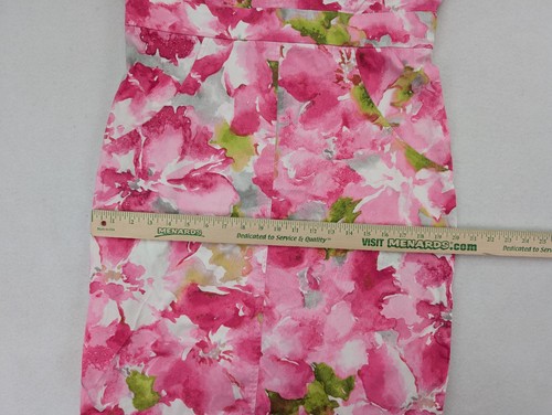 AK Anne Klein Damen Kleid Größe 12 Rosa Blumenmuster Etui - Bild 9 von 15