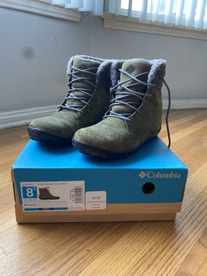 COLUMBIA Powder Summit Shorty Wool Women s Boots Size 8.5