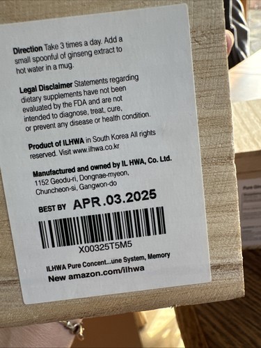 Tè al ginseng concentrato puro, 100 g 3,5 oz - Foto 4 di 9